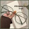 2024 Trendy Polygon Glasses Frame for Round Faces, Anti-Blue Light, Compatible with Myopia Lenses