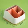 Remote Control Miscellaneous Storage Box Plastic Lattice Student Desktop Stationery Rack Storages Boxs Home Cosmetics Organizer