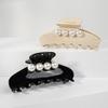 Hair Jewelry Ornament Big Pearl hair Grab Vintage Women Acetate Hair Clips  for Girls