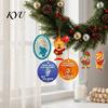 Acryl-Weihnachts-Countdown-Adventskalender 2026, 24-Tage-Überraschung mit 24 dekorativen Display-Boxen Anhängern, Anime-Themen-Sammlerstücke Geschenke für Kinder,