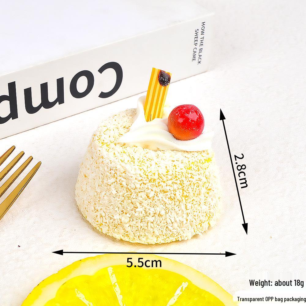 Slow Rebound PU Steamed Bun Squeeze Toy Fridge Magnet