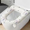 Cartoon Toilet Seat Cushion Waterproof Closestool Mat Reusable Cute Toilet Seat Cover  Household