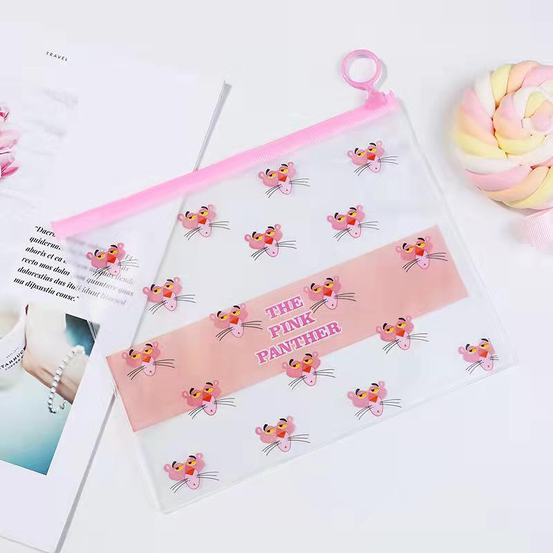 

Прозрачный мультяшный милый пенал для детей - креативная сумка для хранения канцелярских принадлежностей 21*17CM