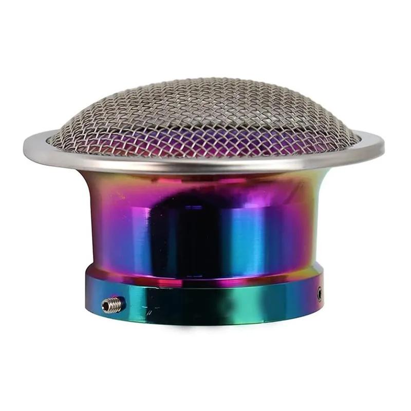 55MM Multicolor Motorcycle Carburetor Air Filter with Mesh Wind Cup For Keihin PWK 32mm 34mm