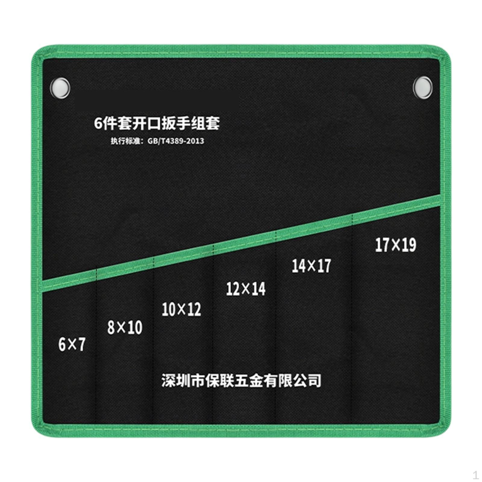 

Холщовый скруток для инструментов для гаечных ключей и отверток, портативное хранение Hold 6 Pieces