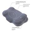 Ergonomický spací polštář z paměťové pěny Cloud Contour Polštář s dvojí výškou pro podporu krku s tunelem na ruce pro spáče na boku, zádech a břiše