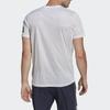 Adidas Round Neck Solid Color Short Sleeve T-Shirt Men Tops White HB7471