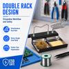 Portable Holder Soldering Iron Stand Welding Cleaning Stand  Home Workshop