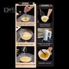 Semi-Automatic Whisk Stainless Steel Egg Beater Hand Push Rotary Egg Mixer Blender Handheld Egg Stirrer Tool Kitchen Supplies