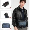 New Single Shoulder Crossbody Men's Casual Trend Soft Silicone Rubber Large Capacity iPad Tablet Horizontal Design