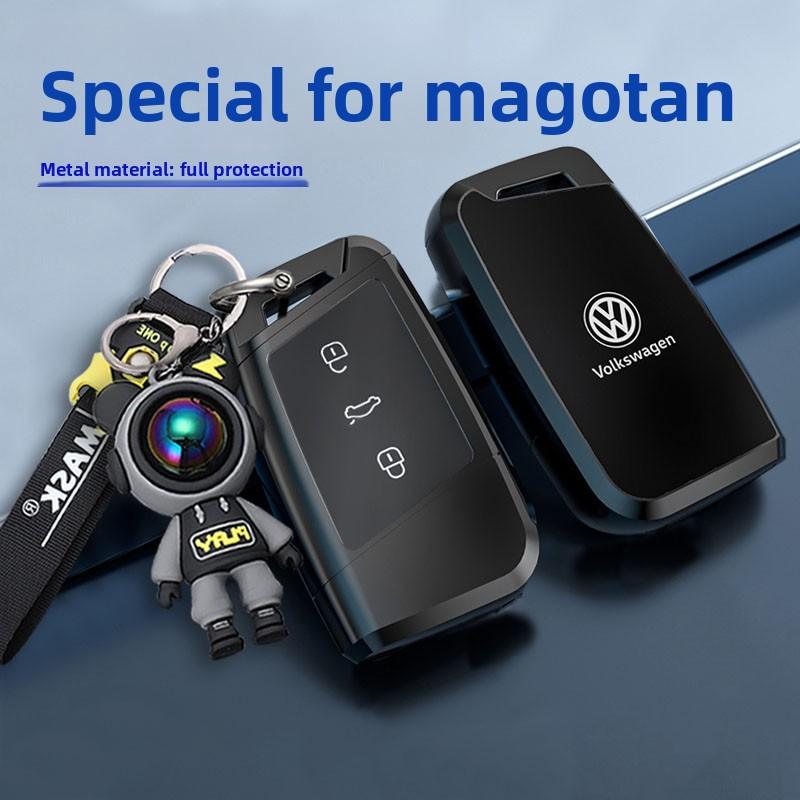 Für VOLKSWAGEN Neue Zinklegierung Leder Auto Schlüsselhülle Abdeckung Schale Für VW Volkswagen Magotan Passat B8 Skoda Superb Kodiaq A7 Auto Ke