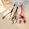 1Pcs Acrylic Colored Bead Mobile Phone Hanger - Retro Handcrafted Hanger