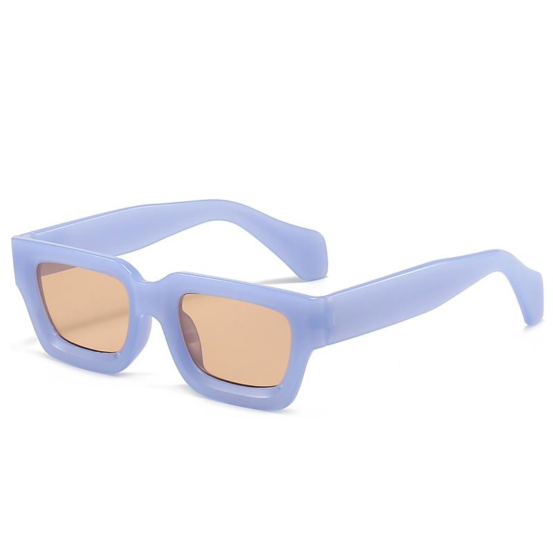 New Style Sweet-Cool Square-Frame Sunglasses Women's Street Style Trendy Fashion Sunglasses 5384