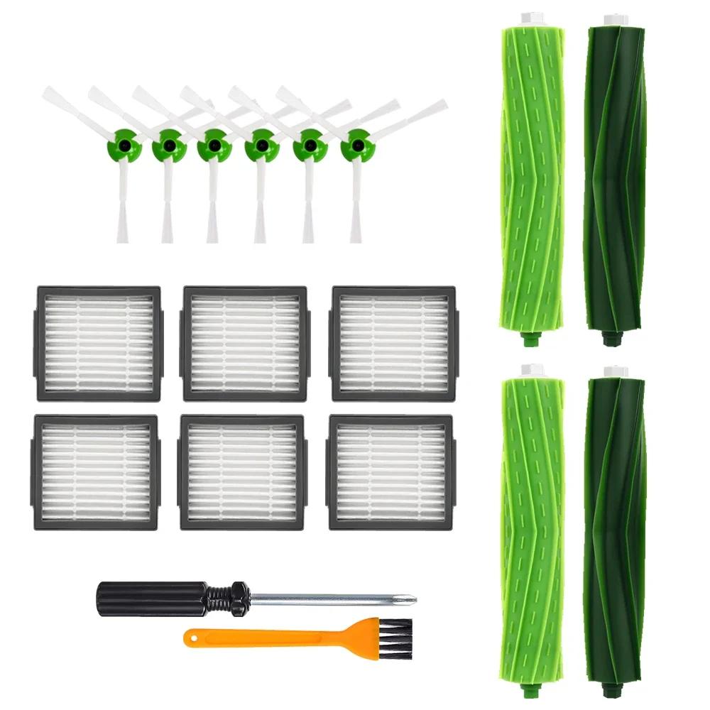 Dust Bag Main Side Brush HEPA Filter Part Compatible For iRobot Roomba E1 E6 E7 i1 i1+ i1 i1+ i6 i6+ i7 i7+ i8 i8+ Robot Vacuum