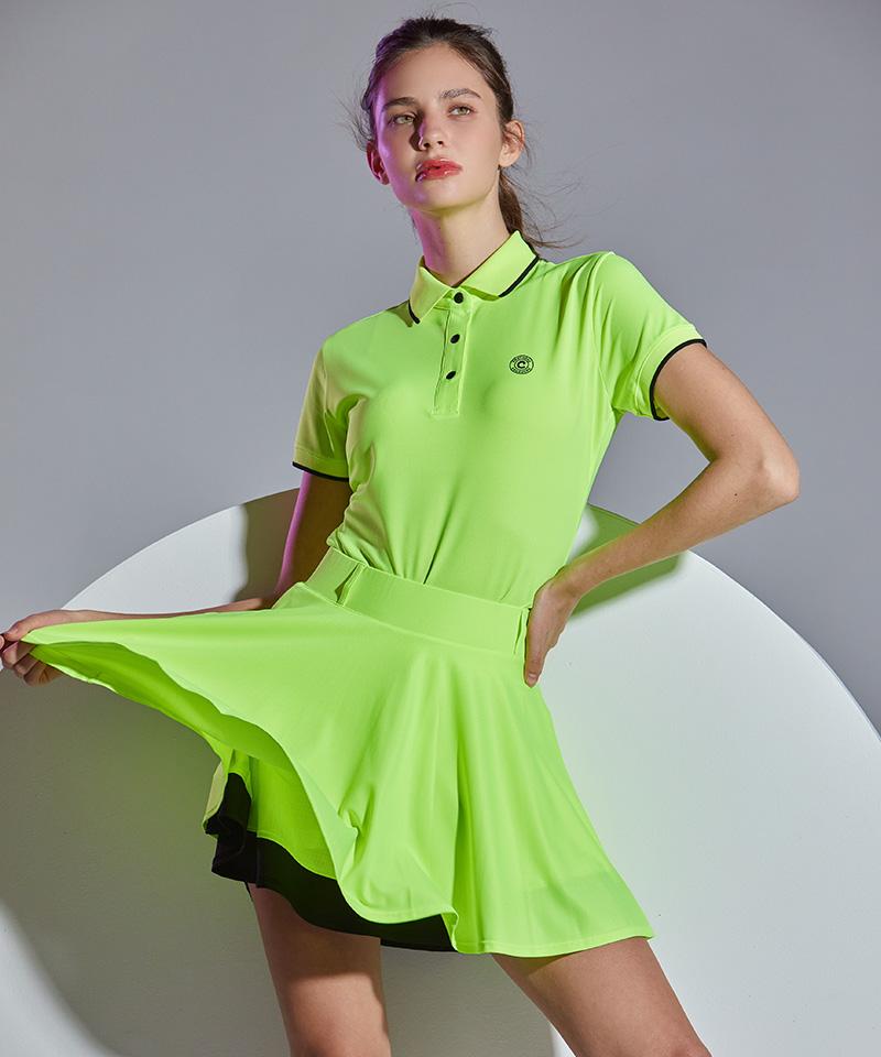 Chuku Chu C24Ss-Sk017W Ten Double Flare Skirt
