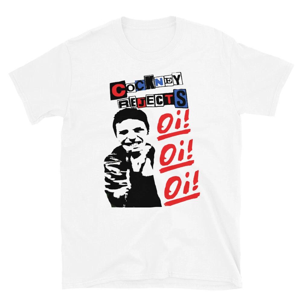 COCKNEY REJECTS -TShirt Vintage Style Oi Punk Skins 1980s Classic S