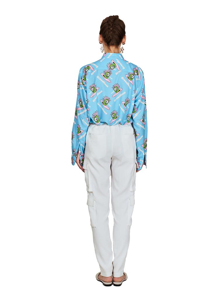 Mr. Greedius Anemone All-Over Tuxedo Detail Shirt