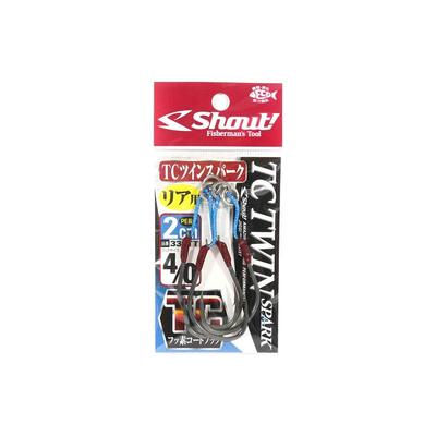 Anzol de Pesca Shout TC Twin Spark 339TT Tamanho 40