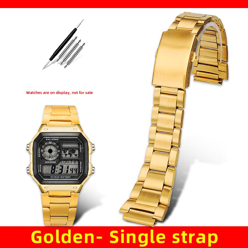 

Кейс AE1200 Нержавіюча сталь Безель Ремінець для Casio G-Shock 3299 AE-1200WH AE-1300 Модифікований металевий Браслет Корпус Дзеркальне скло Набір For AE-1200 AE1300