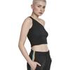 Top Cropped Asymétrique - Urban Classics - Femme - Noir - Ajusté - Sans Manche