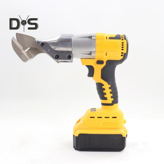 Bezprzewodowa przecinarka do blachy z oświetleniem LED Trwała konstrukcja Przenośna zasilana akumulatorowo bezszczotkowa elektryczna przecinarka do metalu