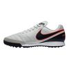 Nike Tiempo Genio 2 Couro TF Confortável Grama Artificial Macia Antiderrapante Durável Chuteiras Masculinas chuteiras Branco 819216-001