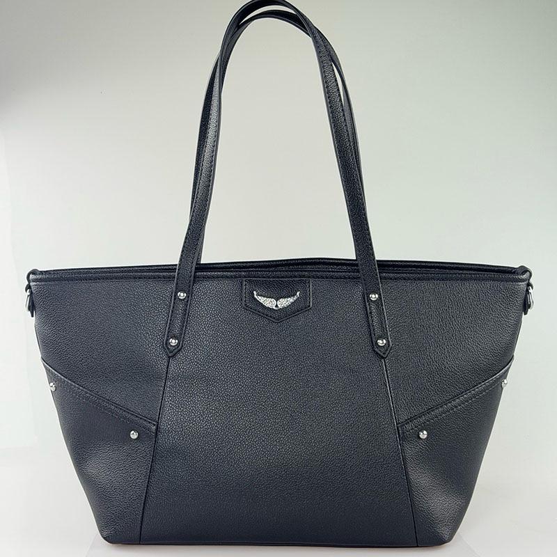 ZV Cross-Wing Large Capacity Women's Tote Handbag - Simple, Versatile Commuter Shoulder Bag