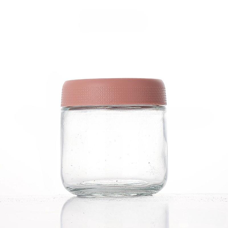 Kitchen Sealed Jar Coffee Bean Storage Bottle Kitchen Food Grain Tea Glass Jar Fresh Storage Jar Oats Grain Storage Jar Bottle