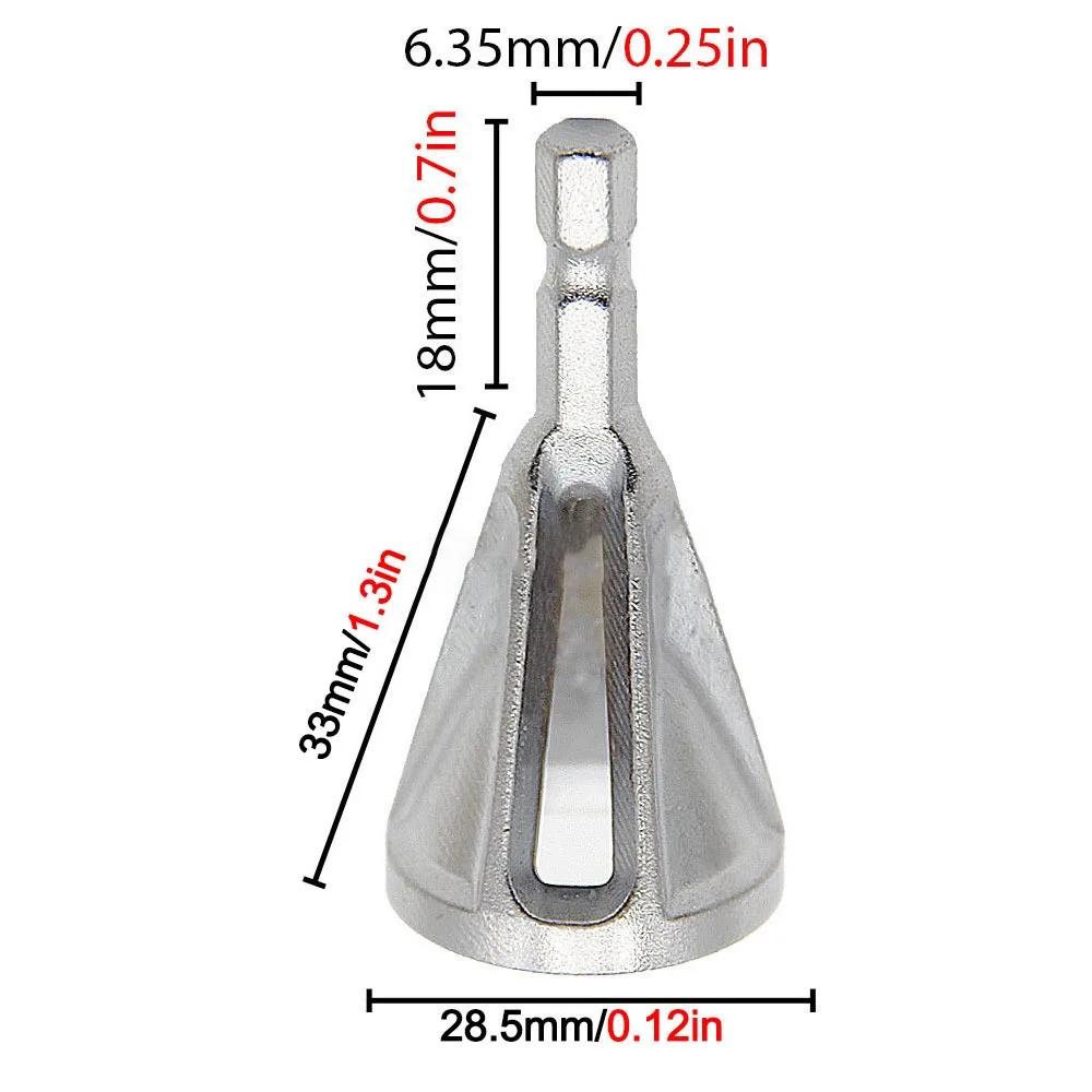 

Practical Deburring External Chamfer Tool Repair Damaged Bolts Remove Burr External Chamfer Bit Hexagonal Metal Shank Drill Bit