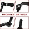 Aluminum Thumb Throttle Control Lever Black - Direct Fit for Polaris Sportsman 450/550/570/850/XP1000 and Scrambler 550/850/XP1000 EPS (2009-2024),