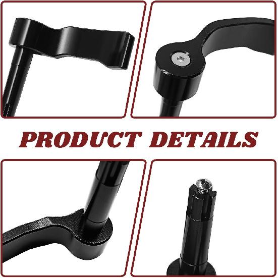 Aluminum Thumb Throttle Control Lever Black - Direct Fit for Polaris Sportsman 450/550/570/850/XP1000 and Scrambler 550/850/XP1000 EPS (2009-2024),