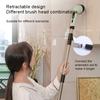 Multi Functional Electric Cleaning Brush with Automatic Rotating Telescopic Rod Wireless Hand Held Scrubbing Tool for Home