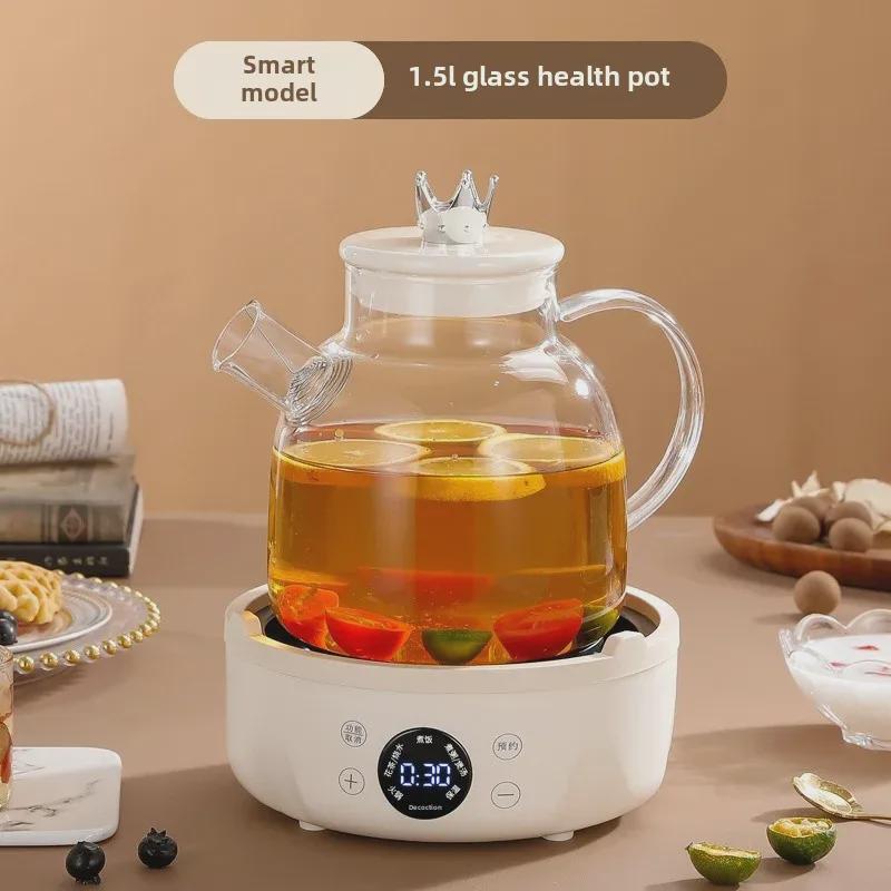 Multifunkční skleněná konvice na čaj: Kompaktní design pro domácnost nebo kancelář