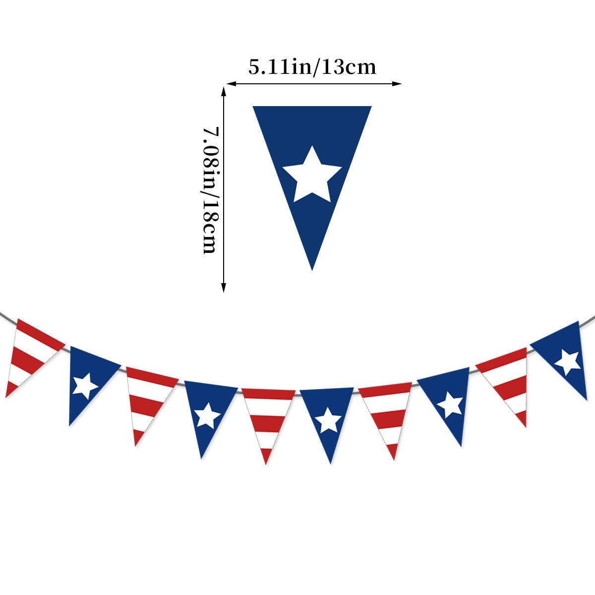 

America 250th Anniversary Party Decoration 1776-2026 USA July 4th Flag Banner Pennant Wholesale