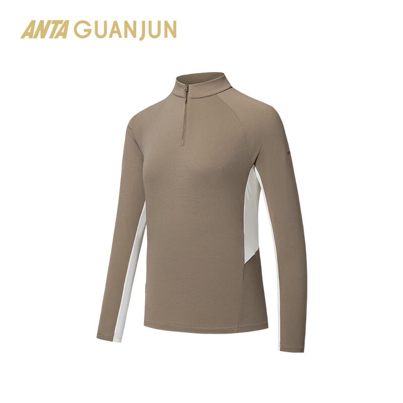 Anta Champion Women's Agility II Outdoor Hiking Long Sleeve Half-Zip T-shirt
