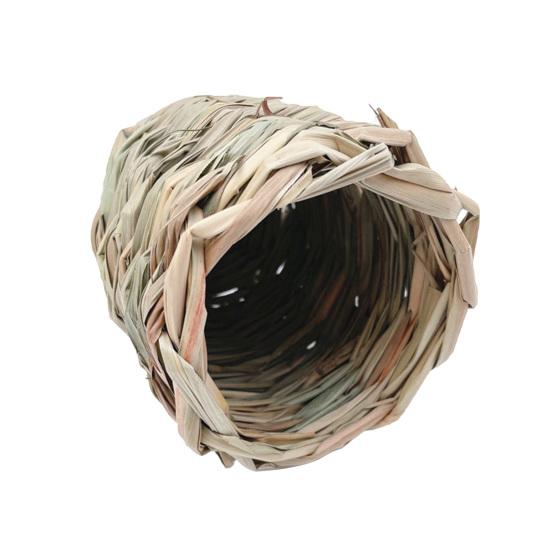 

Гнездо для хомяка, жевательная игрушка, натуральная трава, сотканное вручную соломенное гнездо, маленький туннель для убежища для домашних животных