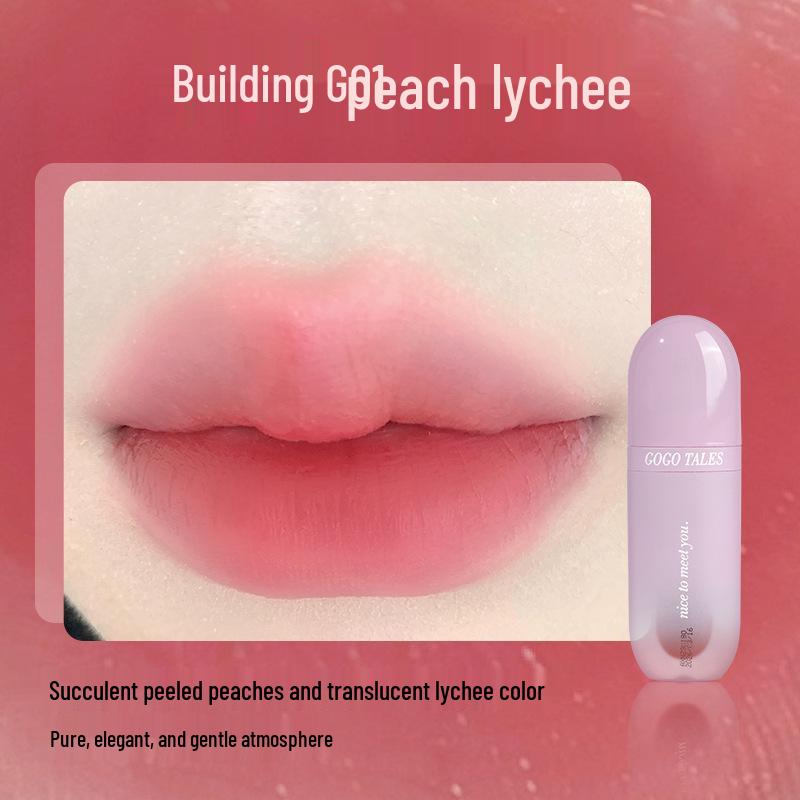 

GoGo Tales Матовый вельветовый блеск для губ для гоу-гоу танцев - Финиш «Водяной туман», Мягкая текстура, Оттенок GT487