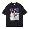 Heißer Verkauf Anime Kurokos Basketball Akashi Seijuro Grafikdruck Unisex Mode Locker Streetwear Herren Freizeit Kurzarm T-Shirt