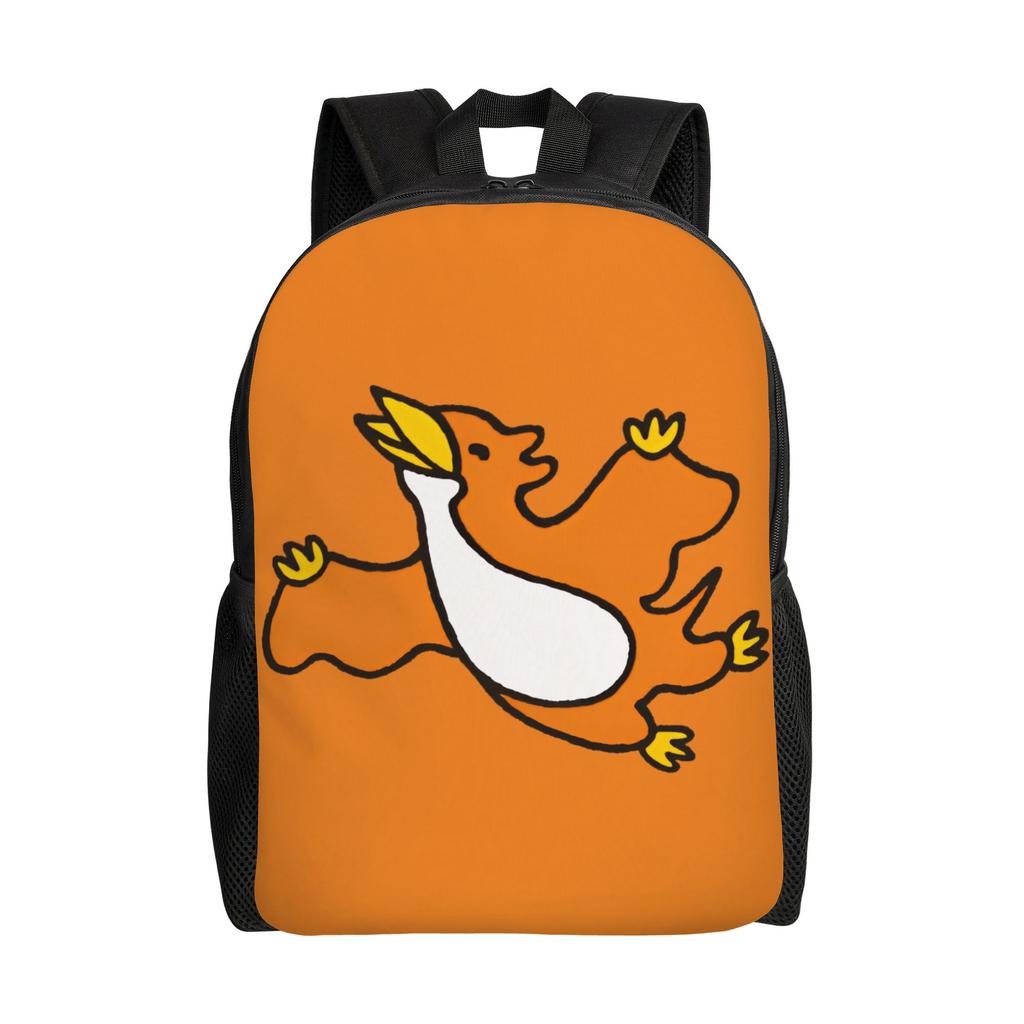 Chibi Monster Raids Again Backpack for Men Women Cool High School Work Daypack Cute Laptop Computer Canvas Bags Outdoor