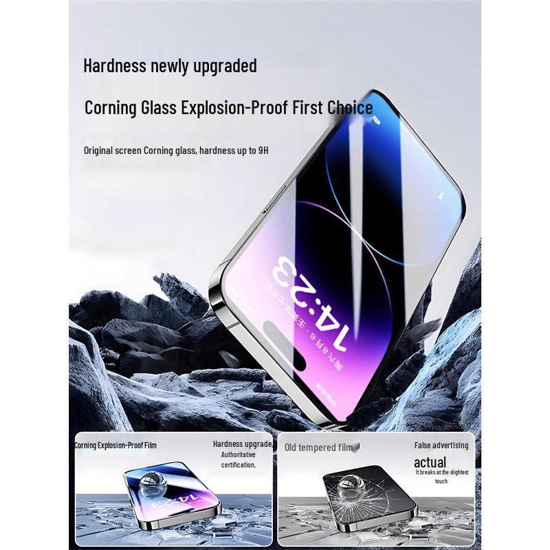 Apple 17Air Tempered Screen Protector for iPhone16, Dust-Free, HD, Anti-Peep.