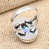 Rainbow Mystic Topaz Gemstone Handmade Jewelry 925 Sterling Silver Ring For Wedding Gift
