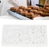 ZK20 Silicone Fondant Mold Star Moon Face Nonstick Food Grade Silicone Reusable Heat Resistant Odorless Chocolate Molds