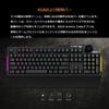 ASUS Gaming Keyboard RA04 TUF GAMING Dedicated Volume Knob Waterproof RGB Lighting Wrist Rest K1/JP