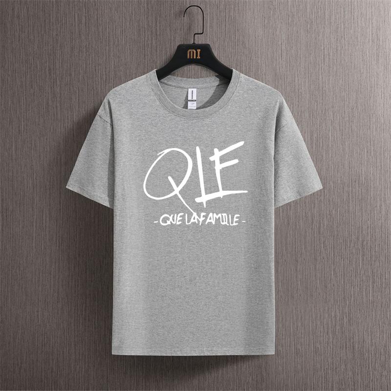 Man Cotton T Shirt Personnalise Chanteur Qlf Que La Famille Chanson Musique N007 Printed T-shirt Woman Vintage Shirts