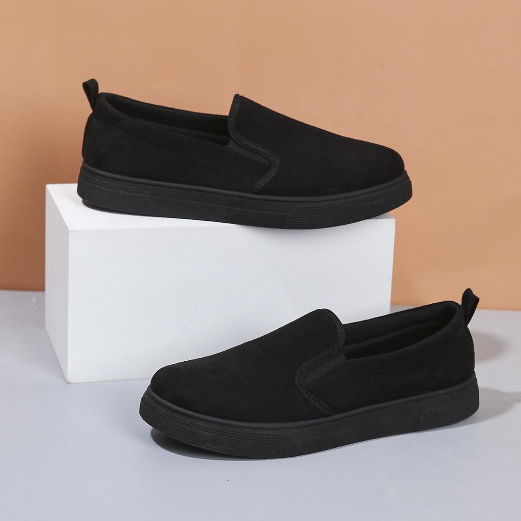 Thick-soled 22 autumn new single shoes casual and comfortable lazy shoes trend