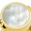 Lipstick Ring Stainless Steel Opening Adjustable Ring with Hollow Carving Box Design Lip Care Emergency Storage Ring Miniature Storage Accessory