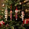 Set Fai da Te Addobbi per Albero di Natale Kit Uncinetto a Spirale, Pupazzo di Neve Babbo Natale Artigianato Ricordo Fatto a Mano Regalo per la Mamma Ornamento da Appendere Decorazione per Camino Sacco