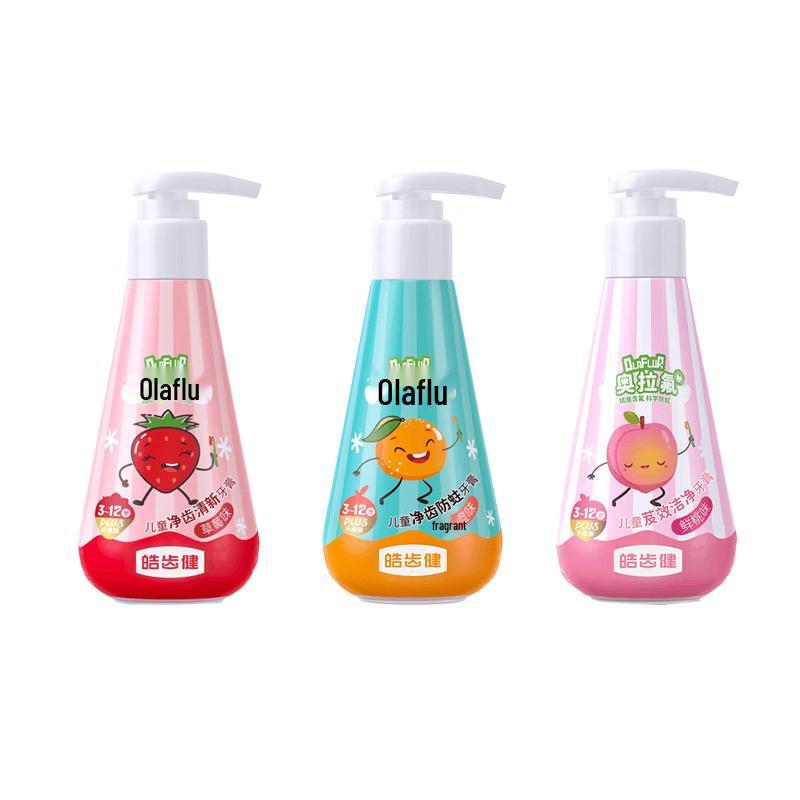 Hosjam Kids Toothpaste Flavor Trio Pack