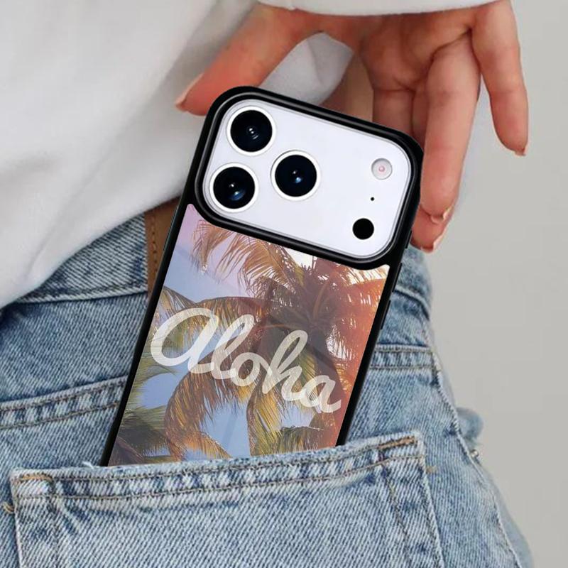 Hello Hawaii Aloha Beaches Phone Case for iPhone 16e 15 14 13 12 17 Pro Max Plus Air 17pro Cover Coque