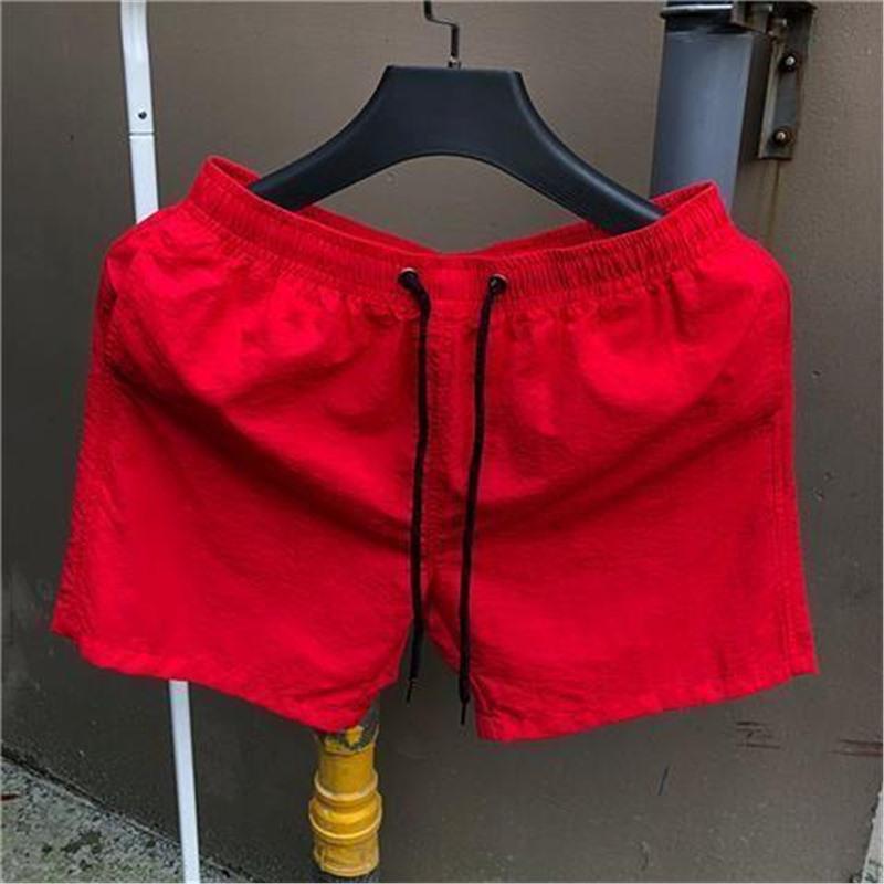 Men's Korean Quick-Dry Casual Beach Shorts - Candy Color, Loose Fit, Trendy 3-Point Design